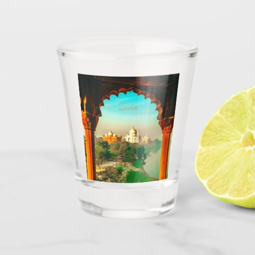 India Taj Mahal Shot Glass