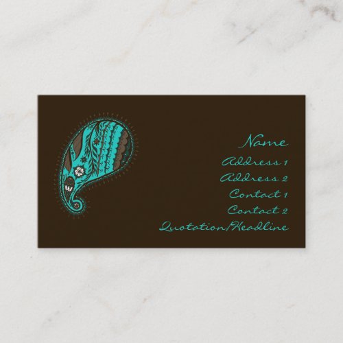 India! Teal â€¢ Profilecard Business Card