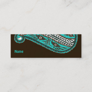 India! Teal • Profilecard Mini Business Card
