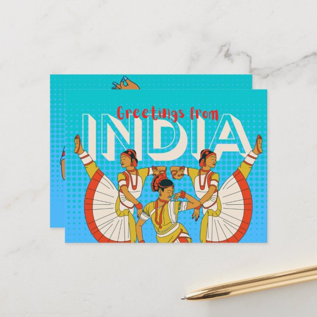 India Travel Postcard (Creator Uploaded)