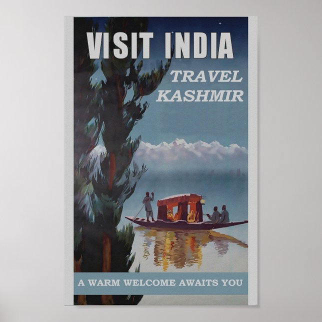 India Travel Poster (Front)