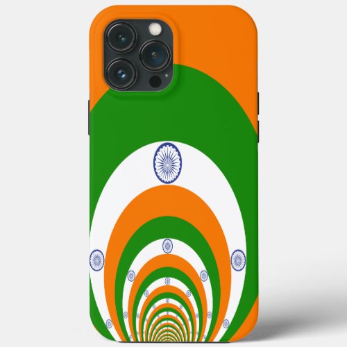 India Tricolor saffron white GREEN iPhone 13 Pro Max Case