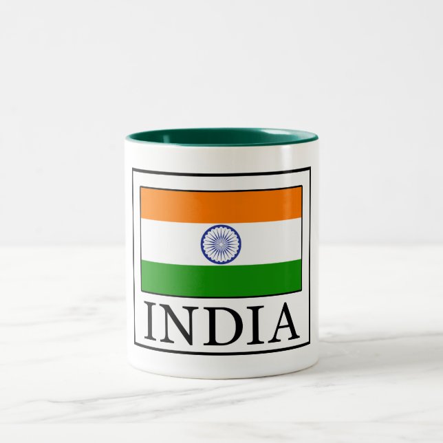 India Two-Tone Coffee Mug (Center)
