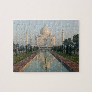 INDIA, Uttar Pradesh, Agra: Taj Mahal, Morning Jigsaw Puzzle