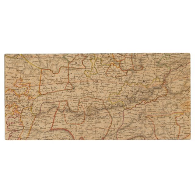 India VI Wood Flash Drive (Front)