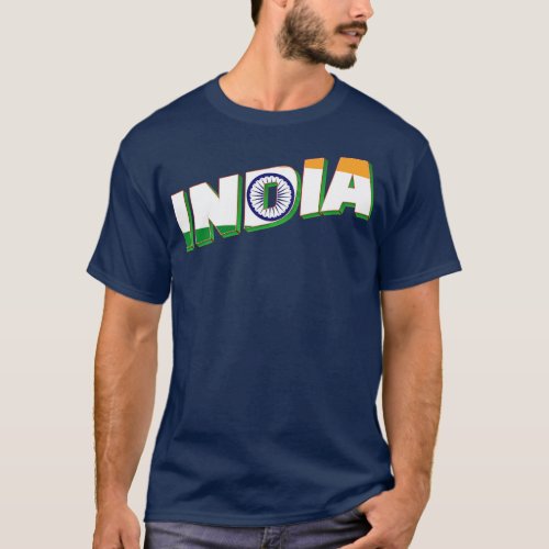 India Vintage style retro souvenir 2 T_Shirt