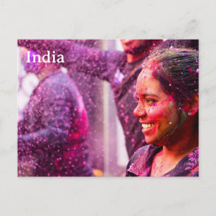 India Vintage Tourism Travel Add Postcard