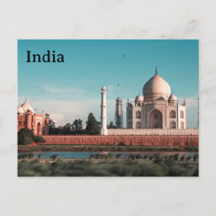 India Vintage Tourism Travel Add Postcard