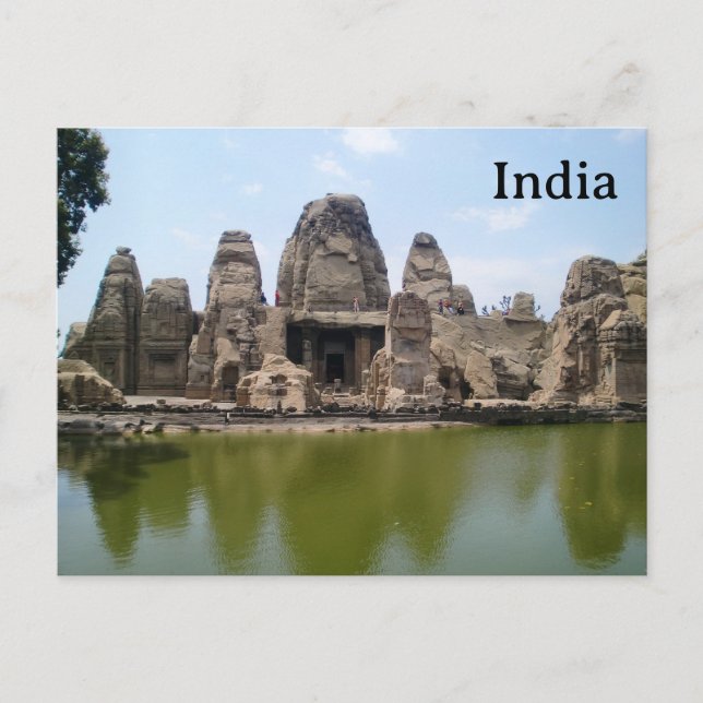 India Vintage Tourism Travel Add Postcard (Front)