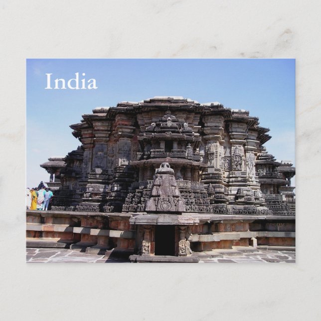 India Vintage Tourism Travel Add Postcard (Front)