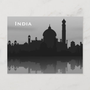 India Vintage Tourism Travel Add Postcard