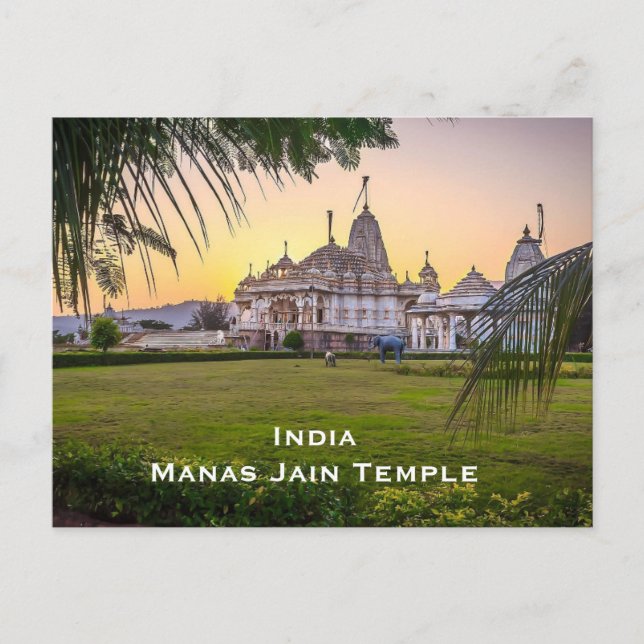 India Vintage Tourism Travel Add Postcard (Front)