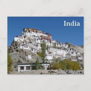 India Vintage Tourism Travel Add Postcard