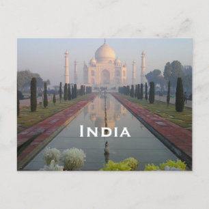 India Vintage Travel Tourism Add Postcard