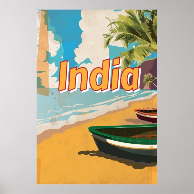 India Vintage vacation Poster (Front)