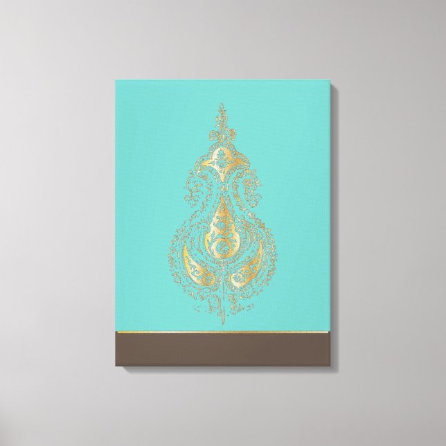India - Wrapped Canvas Print (Front)