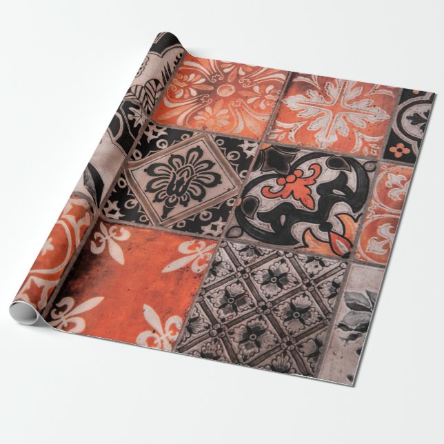 India Wrapping Paper (Unrolled)