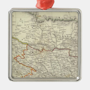 India X Metal Ornament
