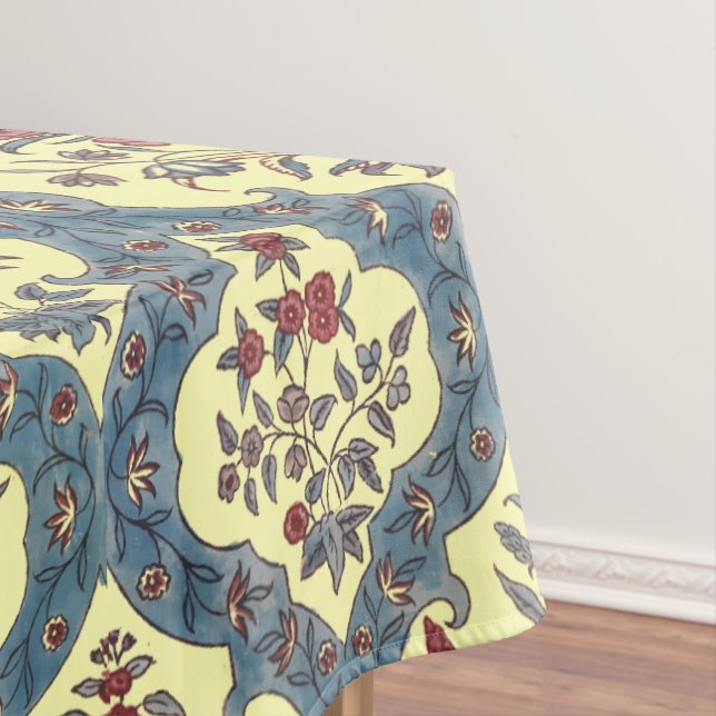 Indian 18th Century Floral Pattern Tablecloth (In Situ)