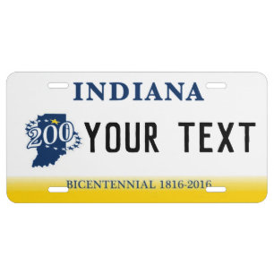 Indian 200 (1986- 2016) Custom License Plate