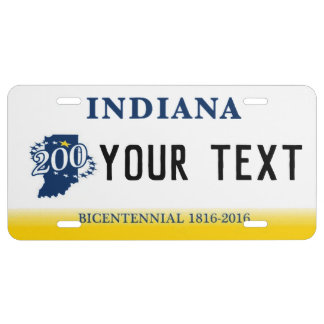 Indian 200 (1986- 2016) Custom License Plate