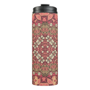Indian abstract medallion pattern. Boho and gypsy Thermal Tumbler
