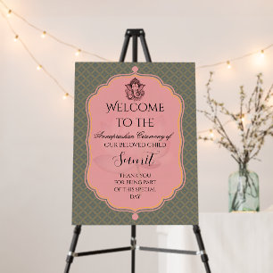 Indian Annaprashan Ceremony Welcome Sign