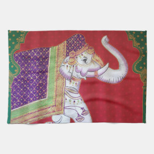 Elephant Kitchen Hand Towels Zazzle   Indian Art Elephant Kitchen Towel R29edc6ab8ef149f78587c7418f686ecb 2cf11 8byvr 307 