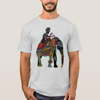 INDIAN ART ELEPHANT with RIDER T-Shirt