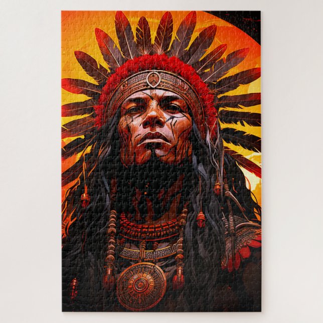 Indian Art Jigsaw Puzzle (Vertical)