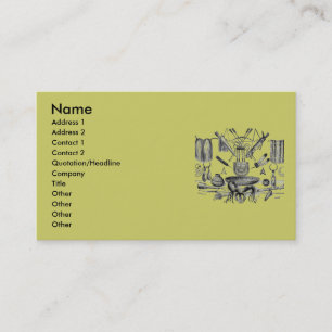 Indian Artifacts Business Card