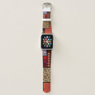Indian arts, mega seamless creative set. apple watch band
