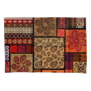 Indian arts, mega seamless creative set. pillow case