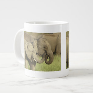Indian Asian Elephants Giant Coffee Mug