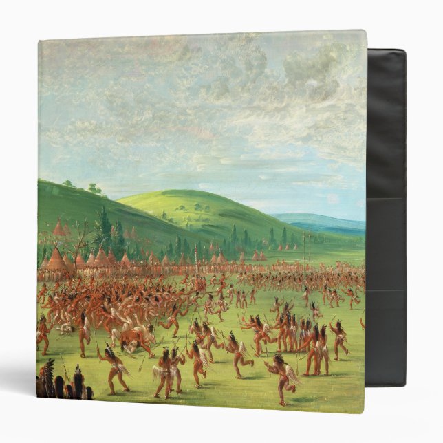 Indian Ball Game 3 Ring Binder (Front/Inside)