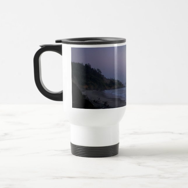 Indian Beach nightfall Travel Mug (Left)