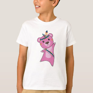 Indian Bears Bear Fashing Teddy Feather T-Shirt