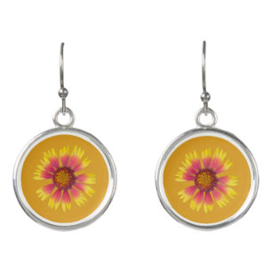 Indian Blanket Earrings