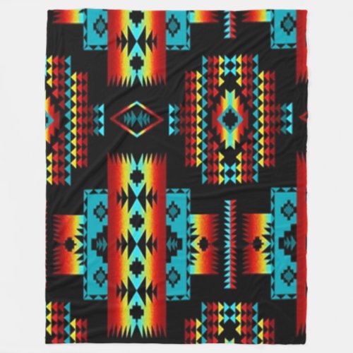 INDIAN BLANKET Simulated Fleece Blankets