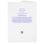 Indian Blue Peacock Cards (Back)