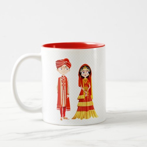 Indian Bride  Groom Coffee Mug