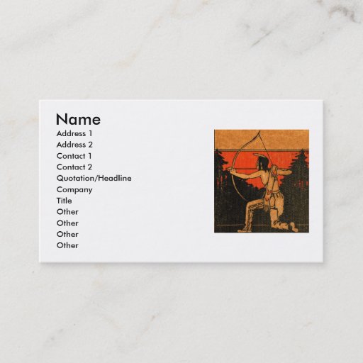 Customizable Indian Business Card