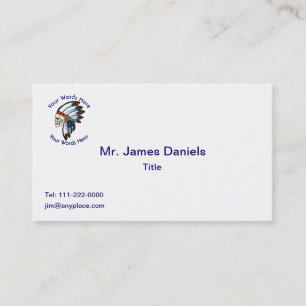 Indian Chief Business Card