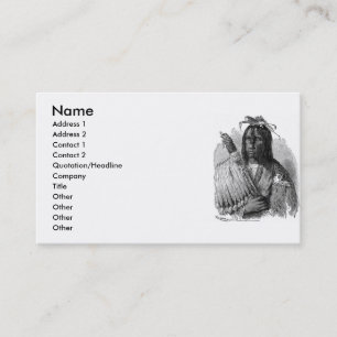 Indian Chief Business Card