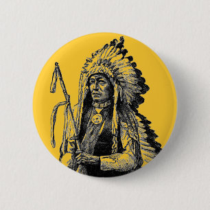 Indian Chief Button