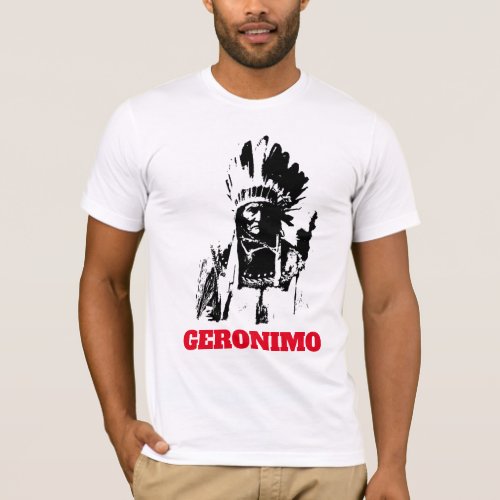 Indian Chief Geronimo T_Shirt
