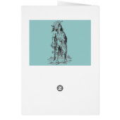 Indian Chief Greeting Card (Back)