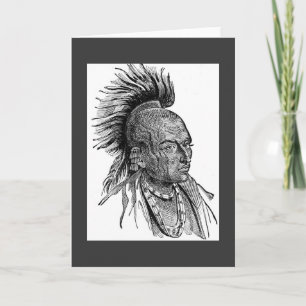 Indian Chief Greeting Card