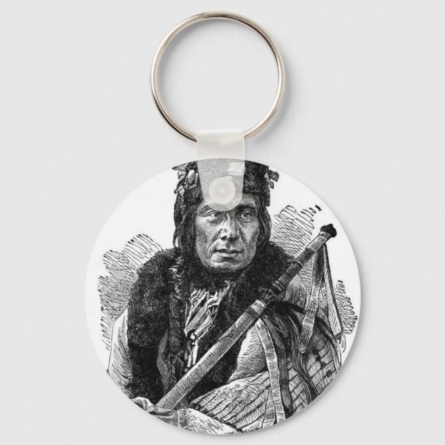 Indian Chief Keychain (Front)