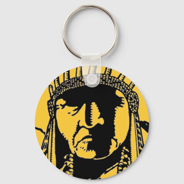 Indian Chief Keychain (Front)